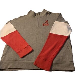 Pink Victoria Secret quarter zip pull on size medium